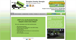 Desktop Screenshot of douglascountydumpsterrental.com